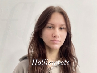 Holliswrote